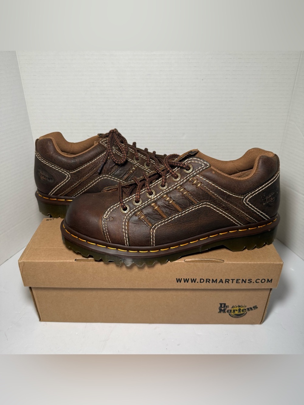 Dr. Martens Keith Tan Greenland Leather Shoes Oxford Men's 10 Women's 11